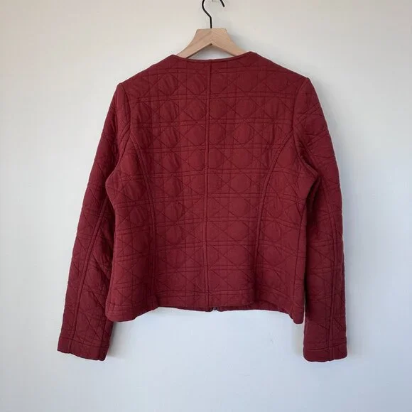 Bagatelle Cora Quilted Cropped Jacket size L - Picture 2 of 4